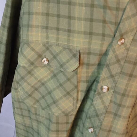 Magellan Men's Green Plaid Shirt - Picture 5 of 8